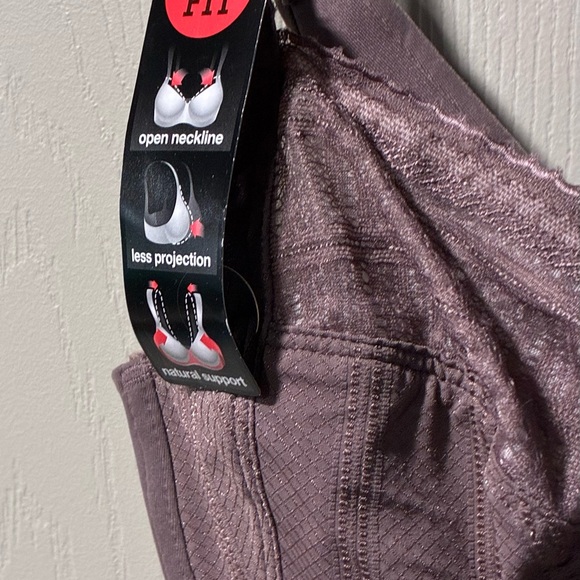 Lilyette Women's Underwire Bra - Mauve 34 DD $15 - Picture 3 of 3